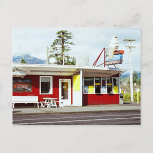 East Wind Drive-In, Cascade Locks, Oregon Briefkaa Briefkaart