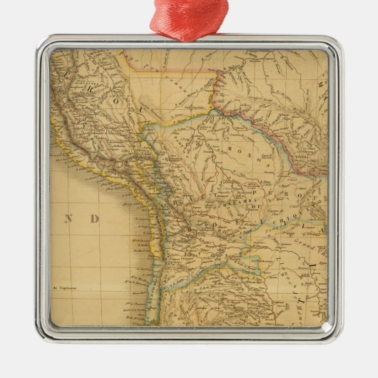 EaSt. Zuid-Amerika Metalen Ornament (Voorkant)