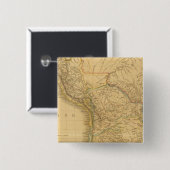 EaSt. Zuid-Amerika Vierkante Button 5,1 Cm (Voorkant /achterkant)