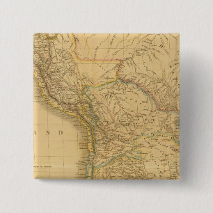 EaSt. Zuid-Amerika Vierkante Button 5,1 Cm