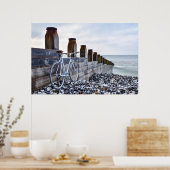 EASTBOURNE BEACH BICYCLE RIDE POSTER (Keuken)