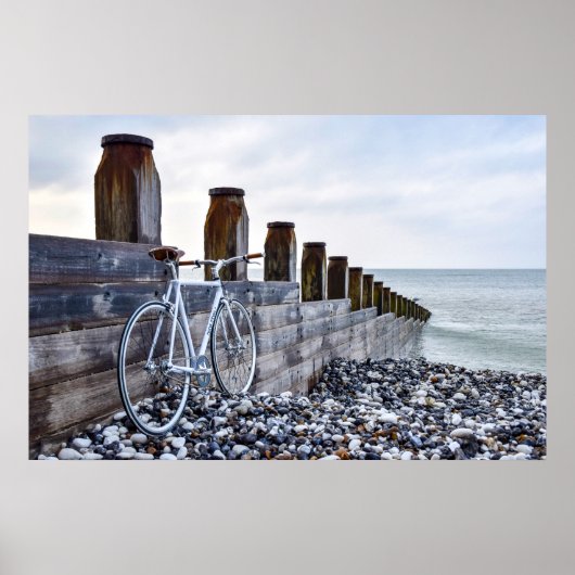 EASTBOURNE BEACH BICYCLE RIDE POSTER (Voorkant)