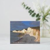 Eastbourne Cliffs in East Sussex England Feestdagenkaart (Staand voorkant)