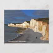 Eastbourne Cliffs in East Sussex England Feestdagenkaart (Voorkant)