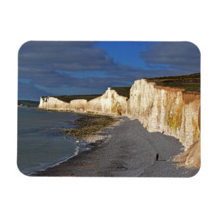 Eastbourne Cliffs in East Sussex England Magneet
