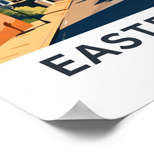 Eastbourne Engeland Reisprint Poster (Hoek)