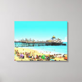 Eastbourne Pier view canvas print (Voorkant)
