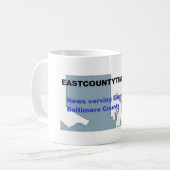 Eastcountytimes.com Beker Koffiemok (Voorkant links)