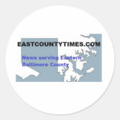 Eastcountytimes.com sticker (Voorkant)
