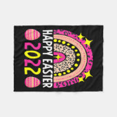 Easter 2022 rainbow cute happy easter 2022 women m fleece deken (Voorkant (Horizontaal))