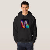 Easter 2023 Cosmic Adventure Bunny in Space  1 Hoodie (Voorkant volledig)