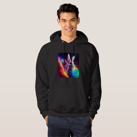 Easter 2023 Cosmic Adventure Bunny in Space  1 Hoodie (Voorkant volledig)