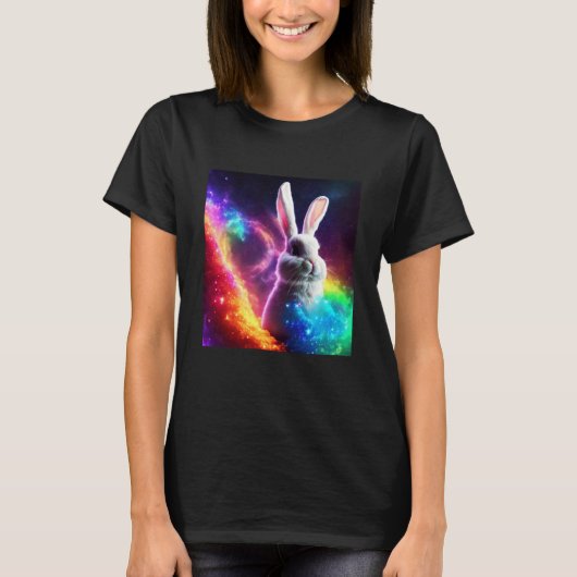 Easter 2023 Cosmic Adventure Bunny in Space  1 T-shirt (Voorkant)