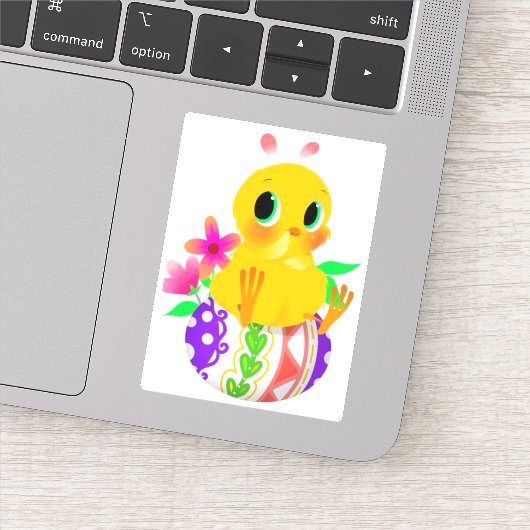 Easter, aangepaste afsnijding, vinylSticker Sticker (Detail)