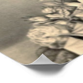 Easter and Palm Sunday Floral Cross Poster (Hoek)