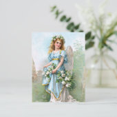 Easter Angel Feestdagenkaart (Staand voorkant)