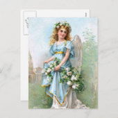 Easter Angel Feestdagenkaart (Voorkant / Achterkant)