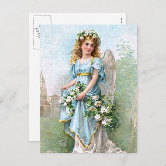 Easter Angel Feestdagenkaart (Voorkant / Achterkant)