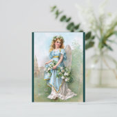 Easter Angel Feestdagenkaart (Staand voorkant)