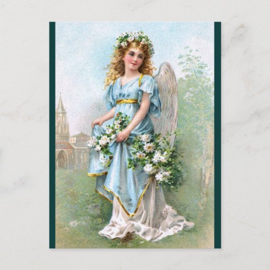 Easter Angel Feestdagenkaart (Voorkant)