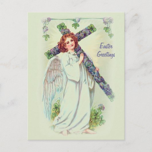 Easter Angel Feestdagenkaart (Voorkant)
