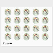 Easter Angel Ronde Sticker (Vel)