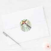 Easter Angel Ronde Sticker (Envelop)
