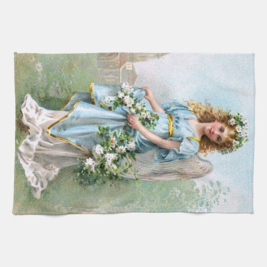 Easter Angel Theedoek (Horizontaal)