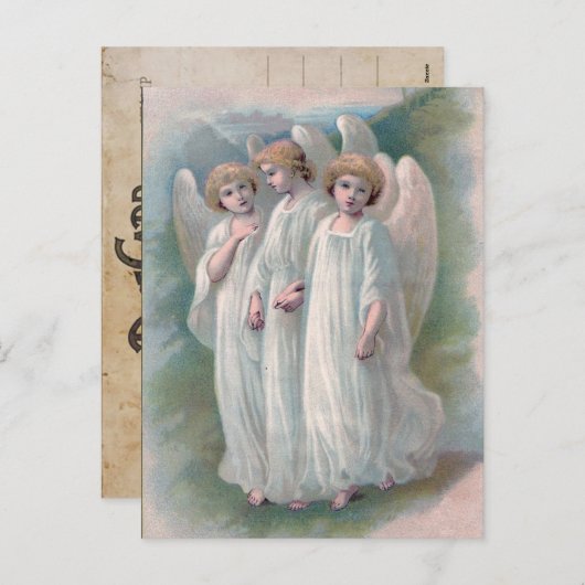 Easter Angels Briefkaart (Voorkant / Achterkant)