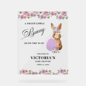 Easter Baby Shower Welkom Acryl Bord (Voorkant)