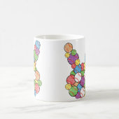 Easter Baseball Lover Bunny Head Ball Egg Hunting  Koffiemok (Center)