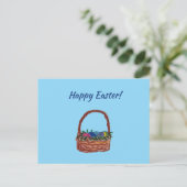 Easter Basket Postcard Briefkaart (Staand voorkant)