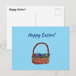 Easter Basket Postcard Briefkaart