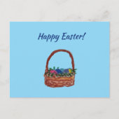 Easter Basket Postcard Briefkaart (Voorkant)