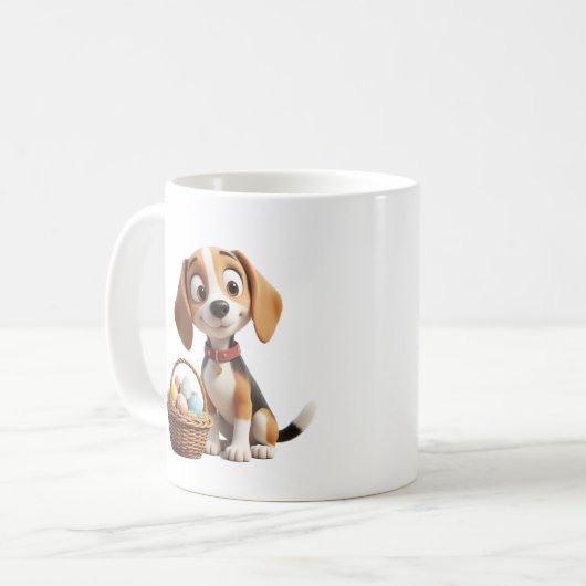 easter beagle koffiemok (Voorkant links)