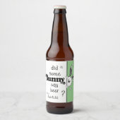 Easter Beer Label, heeft Bunny bier gezegd? Etiket (Voorkant)