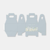 Easter-bericht - Witte rand voor Floral Bedankdoosjes (Uitgevouwen)