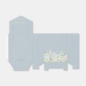 Easter-bericht - Witte rand voor Floral Bedankdoosjes (Uitgevouwen)