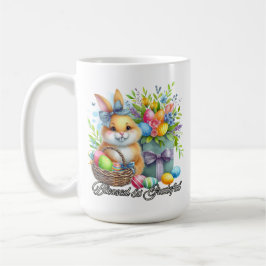 Easter Blessings- Blessed & Grateful Coffee Mug Koffiemok