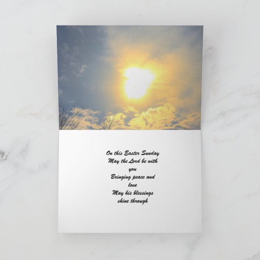 EASTER BLESSINGS FEESTDAGEN KAART (Binnen)