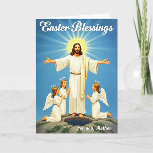 Easter Blessings Mother Card Kaart (Voorkant)