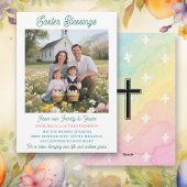 Easter Blessings  Personalized Photo Template Feestdagenkaart