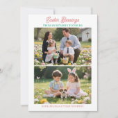 Easter Blessings Religious Photo Template Feestdagenkaart (Voorkant)