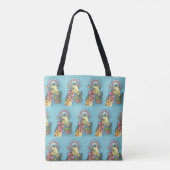 EASTER BONNET GIRAFFE CANVAS TAS Spring (Achterkant)