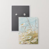 "Easter Brings the Budding Spring"  Button (Voorkant / Achterkant)