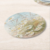 "Easter Brings the Budding Spring"  Ronde Kartonnen Onderzetter (Gebogen)