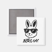 Easter Bruh Bunny Sungles Funny Meme Mannen Jongen Magneet (Voorkant / Achterkant)
