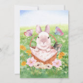 Easter Brunch Bunny  Kaart (Achterkant)