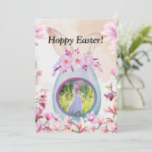 Easter brunch easter egg photo kaart (Staand voorkant)