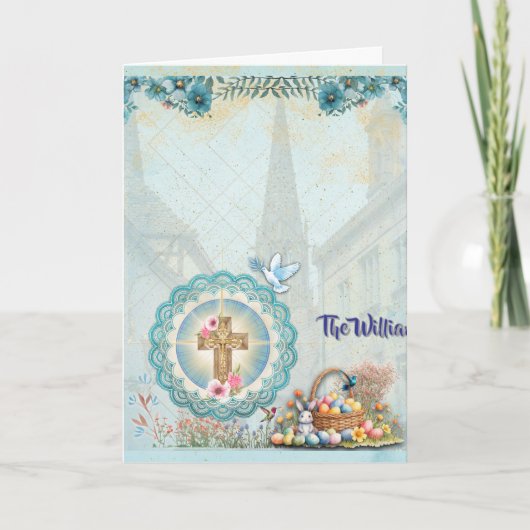 - Easter Brunch & Egg Hunt Card – Personalized Kaart (Voorkant)